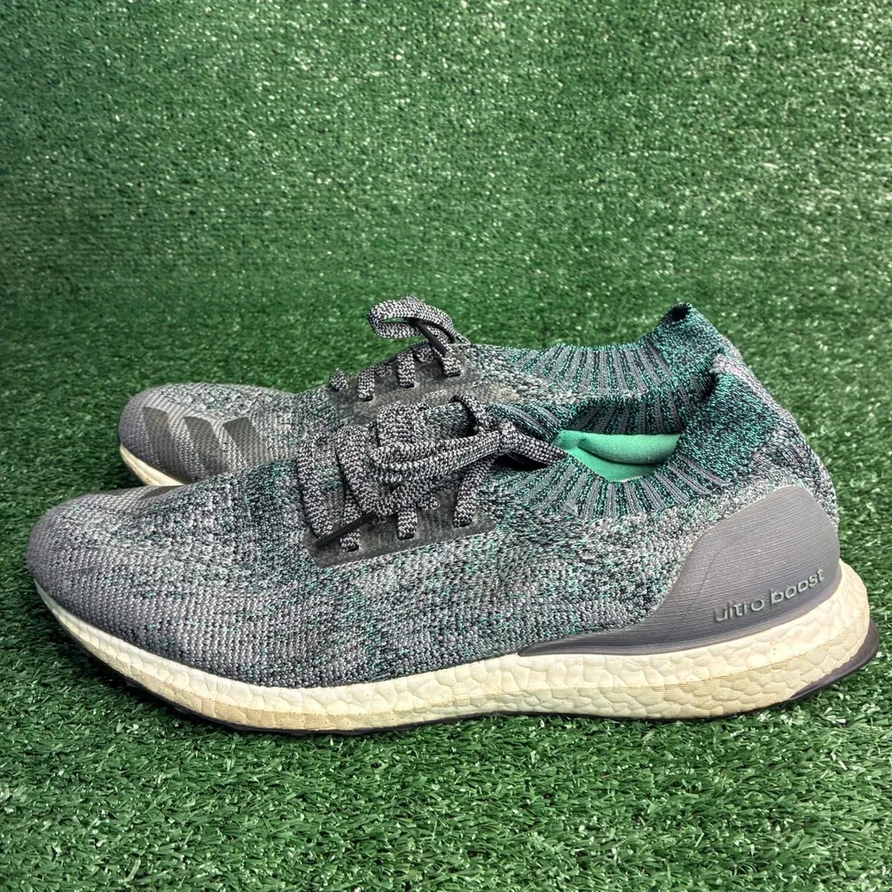 Adidas Ultra Boost Uncaged Primeknit Breathable Running Sneaker Grey Mens Sz 12